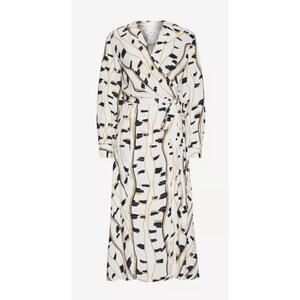$300 REISS Sky-light crepe wrap dress